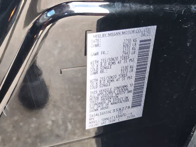 2025 INFINITI QX60 SENSORY