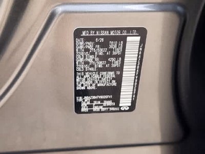 2027 INFINITI QX80 LUXE