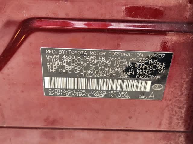 2008 Lexus ES 350 4dr Sdn