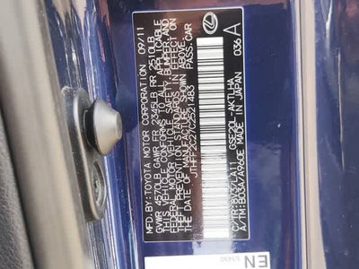 2012 Lexus IS 250C 2dr Conv Auto
