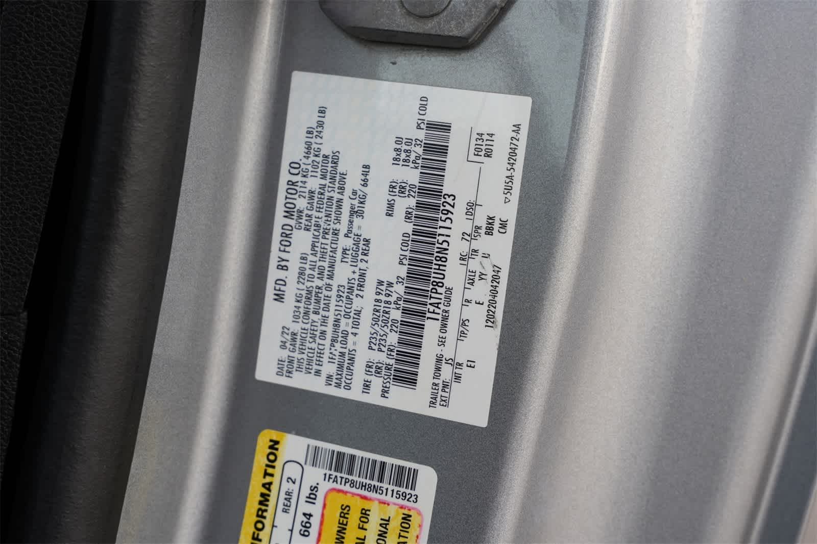 2022 Ford Mustang EcoBoost Premium