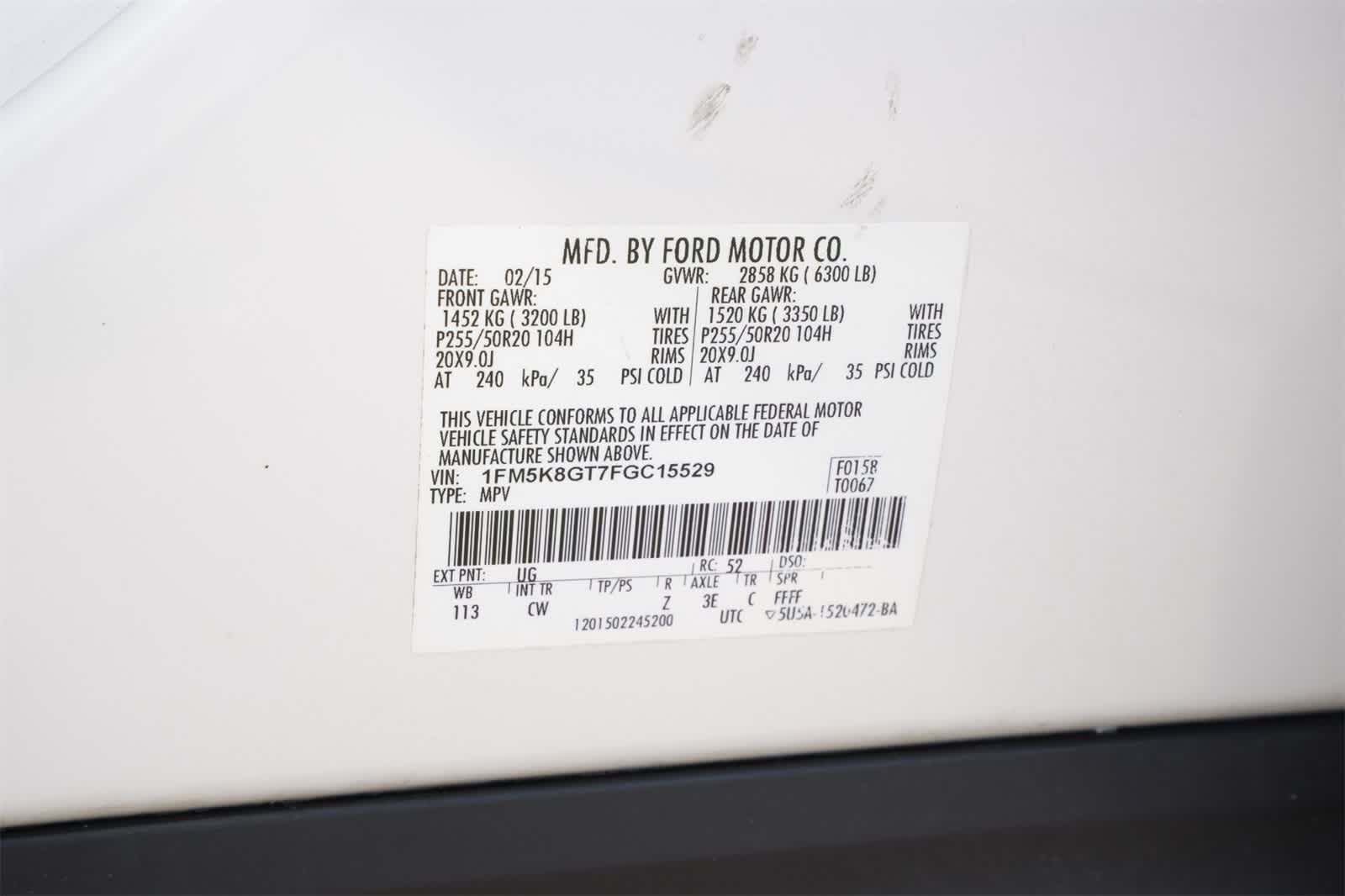 2015 Ford Explorer Sport