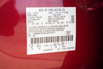 2020 Ford Explorer XLT