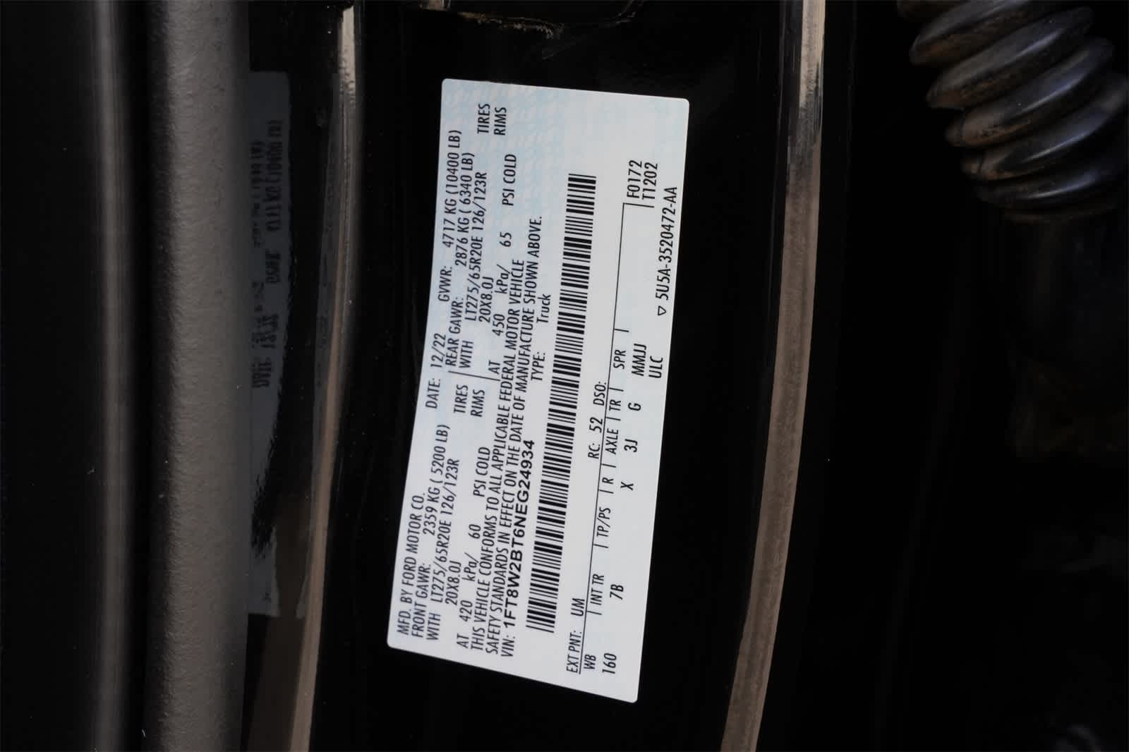 2022 Ford Super Duty F-250 SRW Platinum