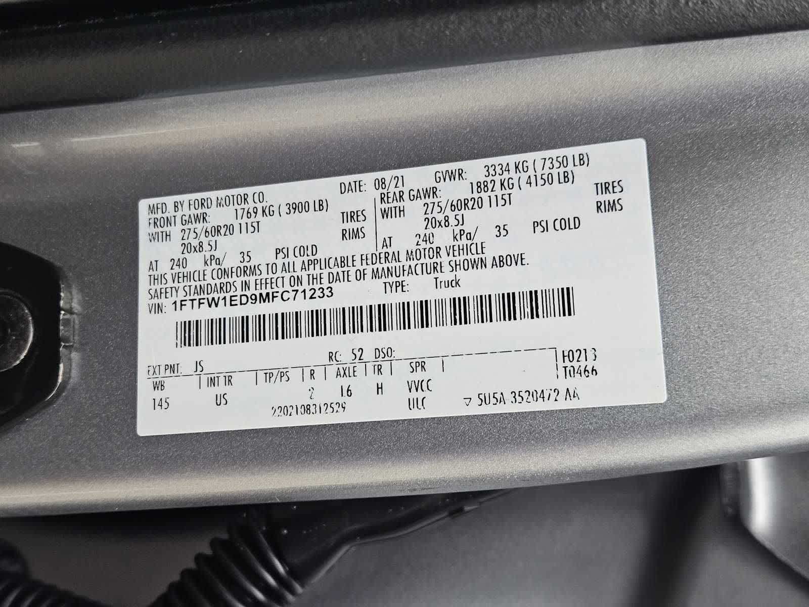 2021 Ford F-150 XLT