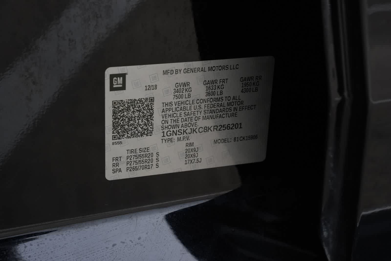 2019 Chevrolet Suburban Premier