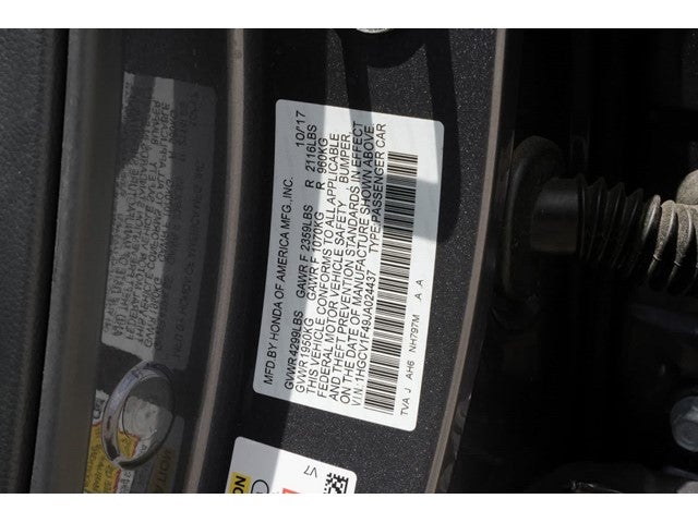 2018 Honda Accord Sedan EX 1.5T
