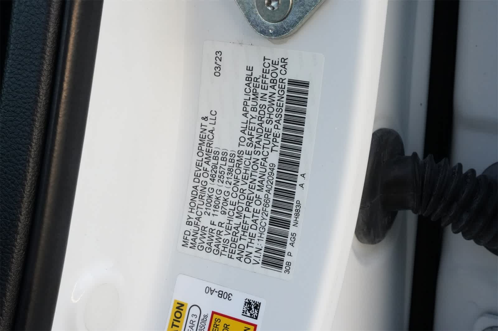 2023 Honda Accord Hybrid EX-L