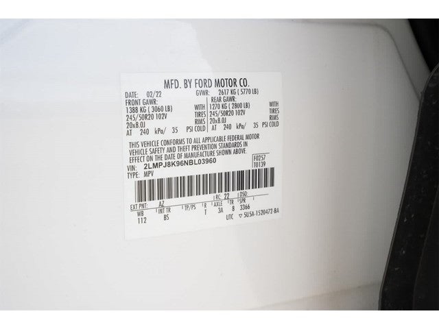 2022 Lincoln Nautilus Reserve