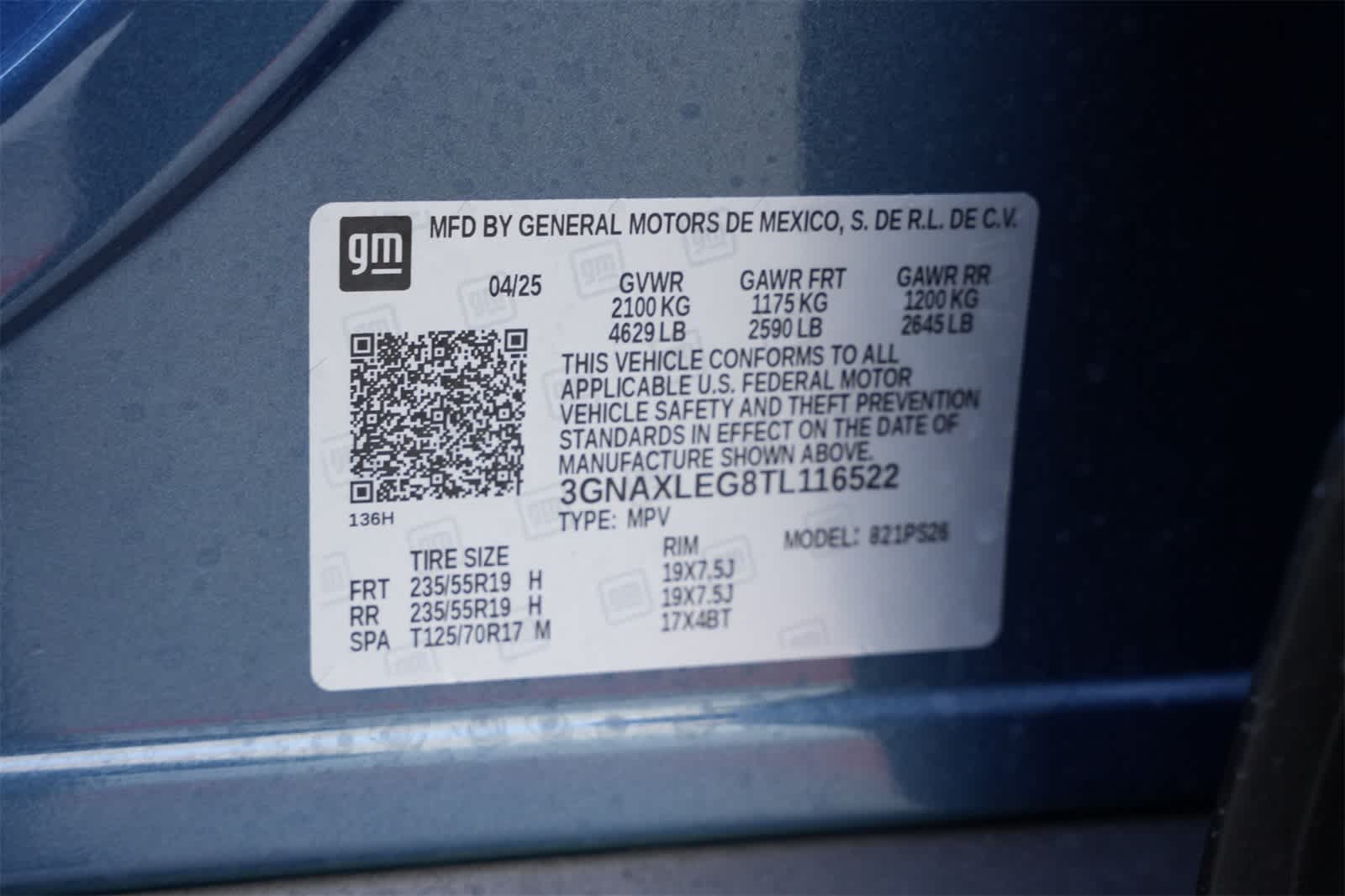 2026 Chevrolet Equinox FWD RS