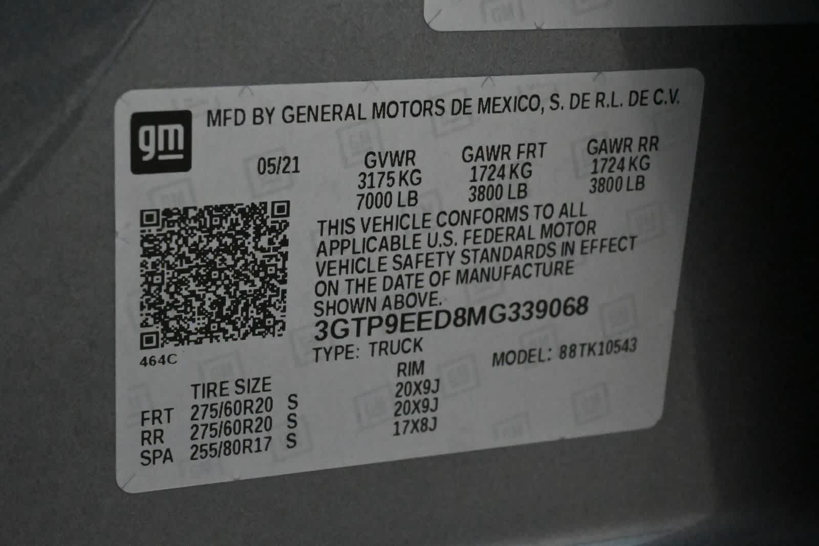 2021 GMC Sierra 1500 AT4