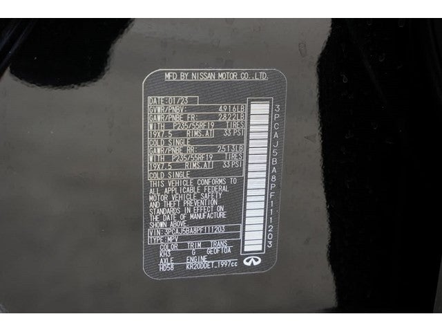 2023 INFINITI QX50 LUXE