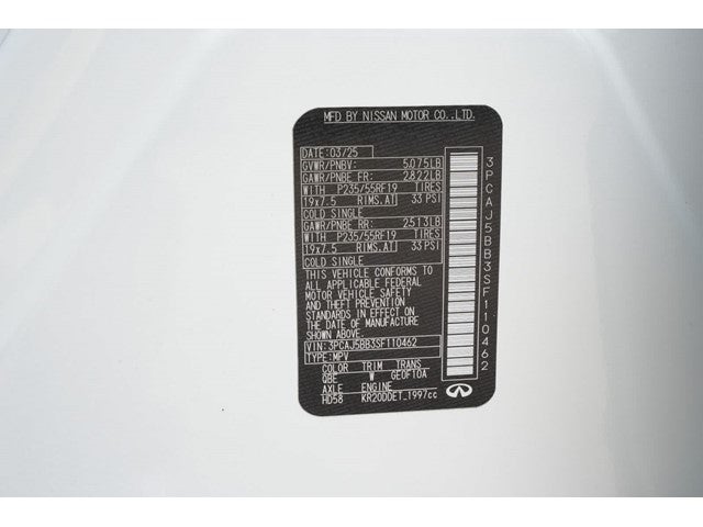 2025 INFINITI QX50 LUXE