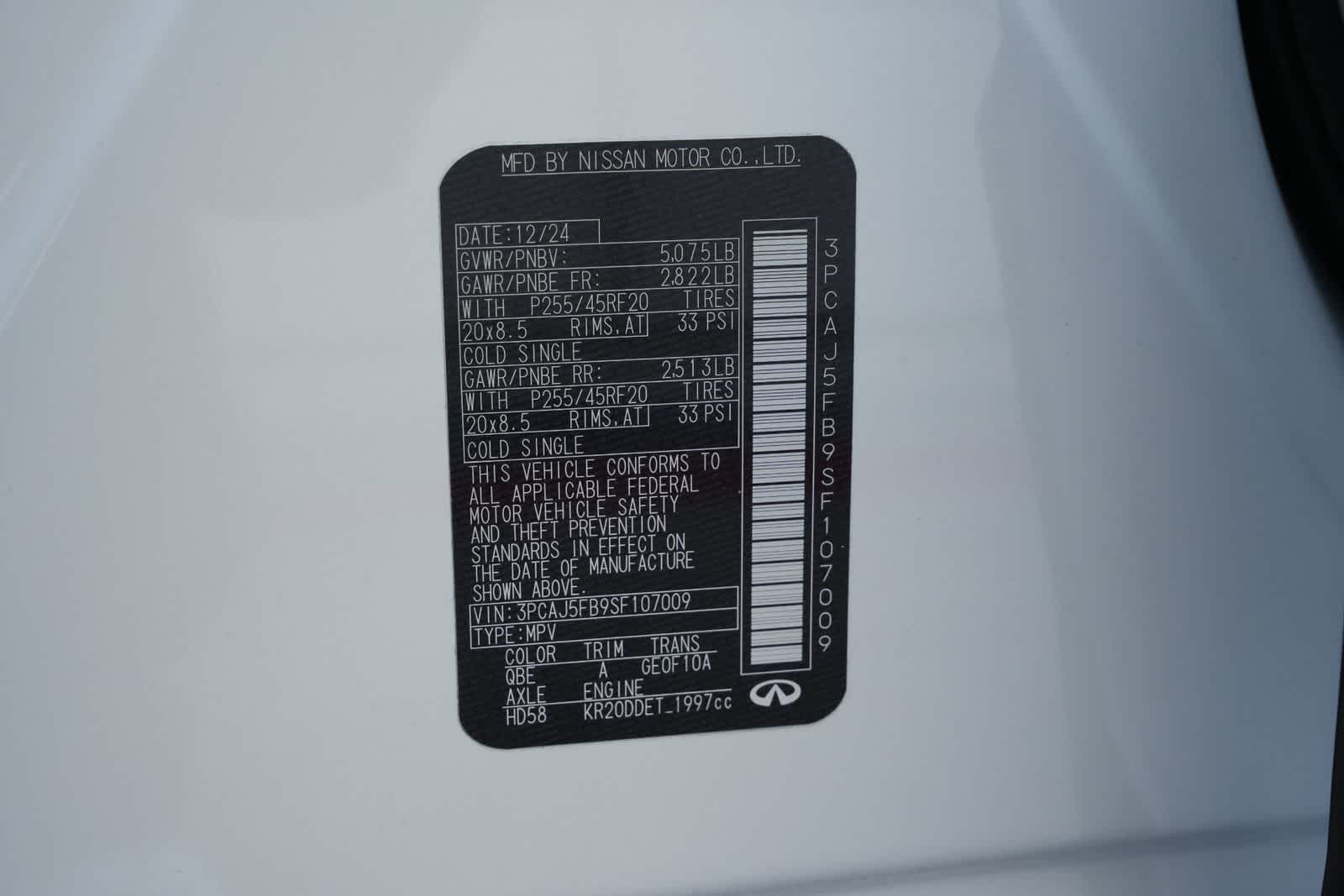 2025 INFINITI QX50 SPORT