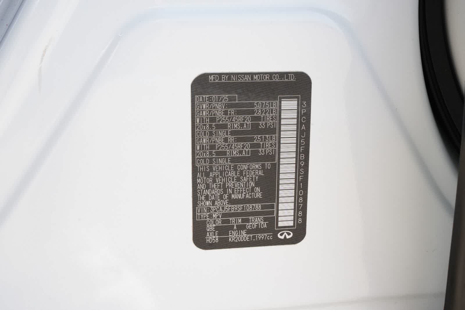 2025 INFINITI QX50 SPORT