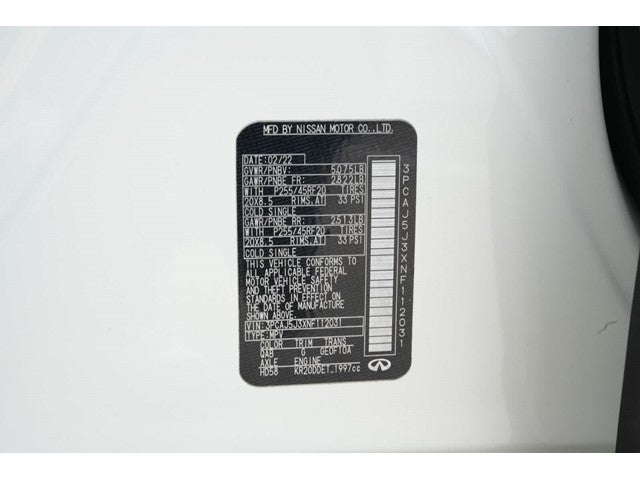 2022 INFINITI QX55 LUXE