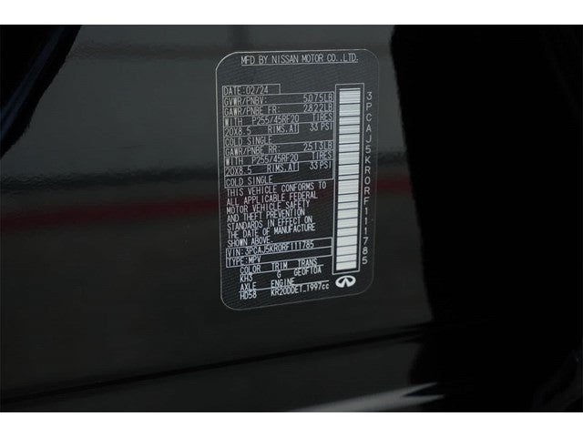 2024 INFINITI QX55 ESSENTIAL