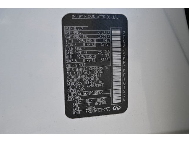 2023 INFINITI QX55 ESSENTIAL