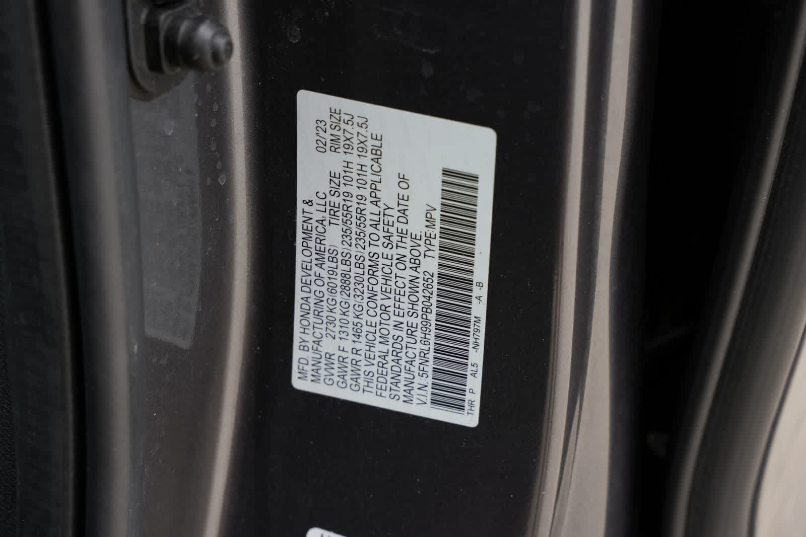 2023 Honda Odyssey Elite