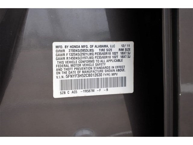 2012 Honda Pilot EX-L