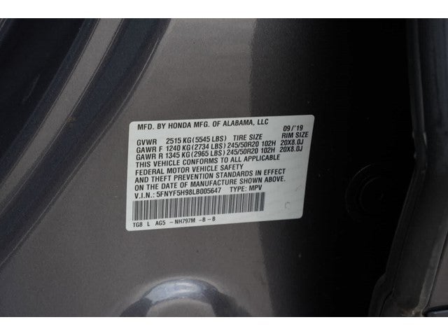 2020 Honda Pilot Touring 8-Passenger
