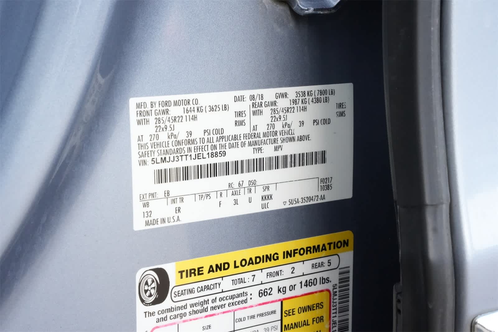 2018 Lincoln Navigator L Black Label