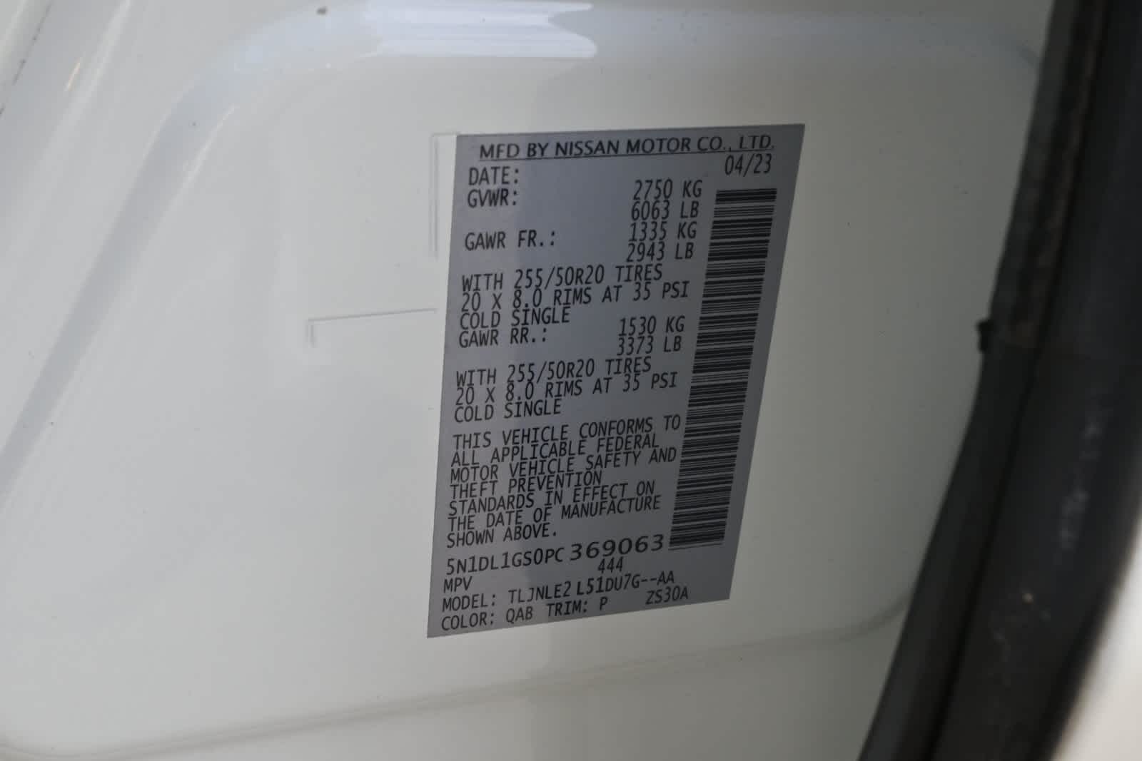 2023 INFINITI QX60 SENSORY