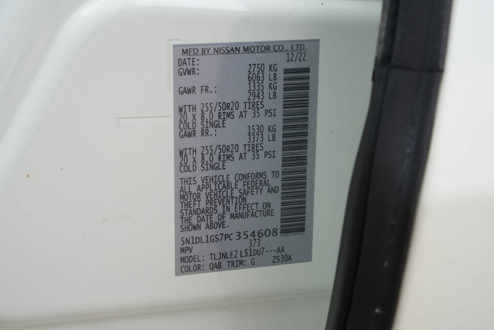 2023 INFINITI QX60 SENSORY