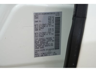 2023 INFINITI QX60 SENSORY