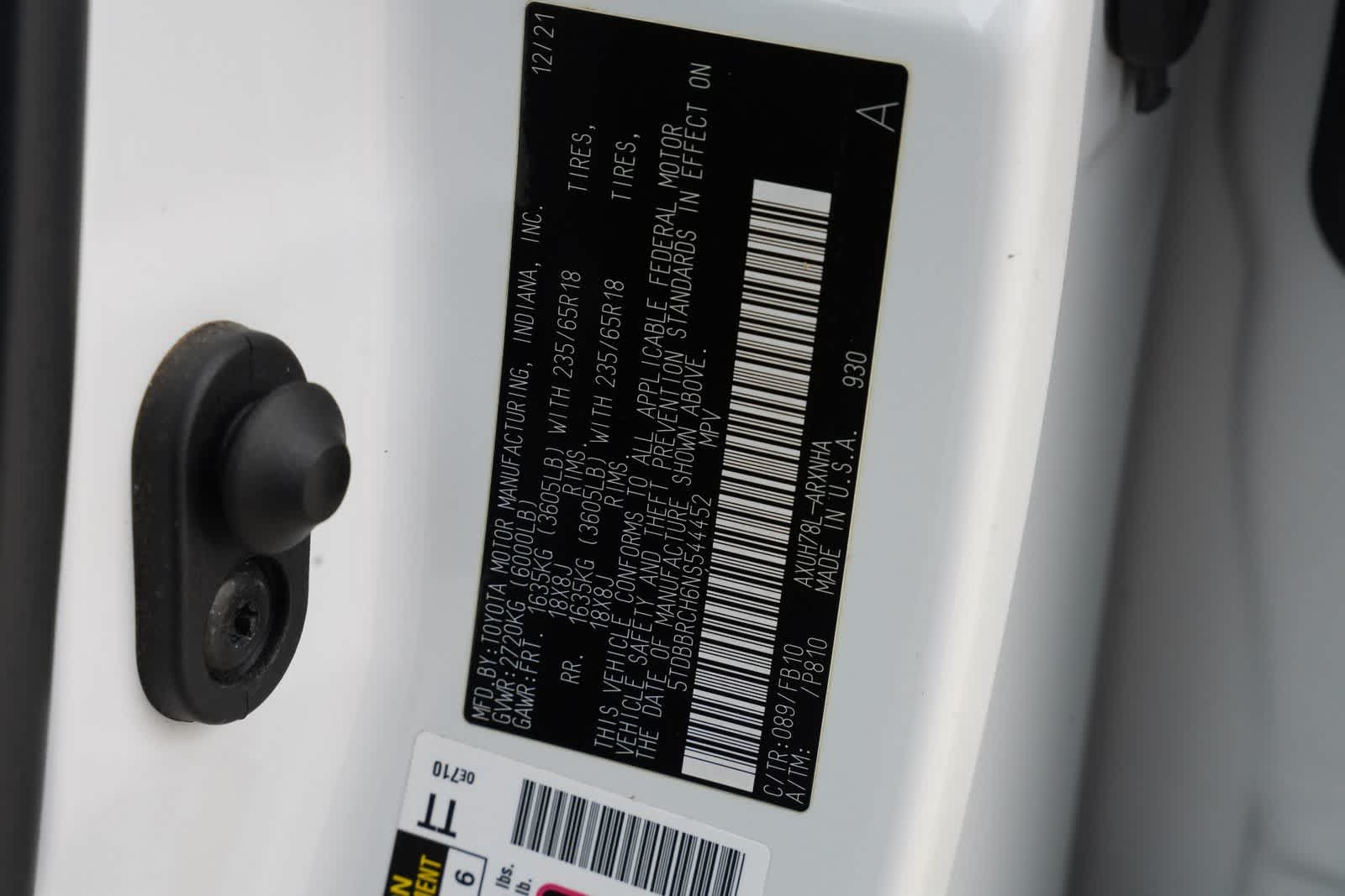 2022 Toyota Highlander Hybrid LE