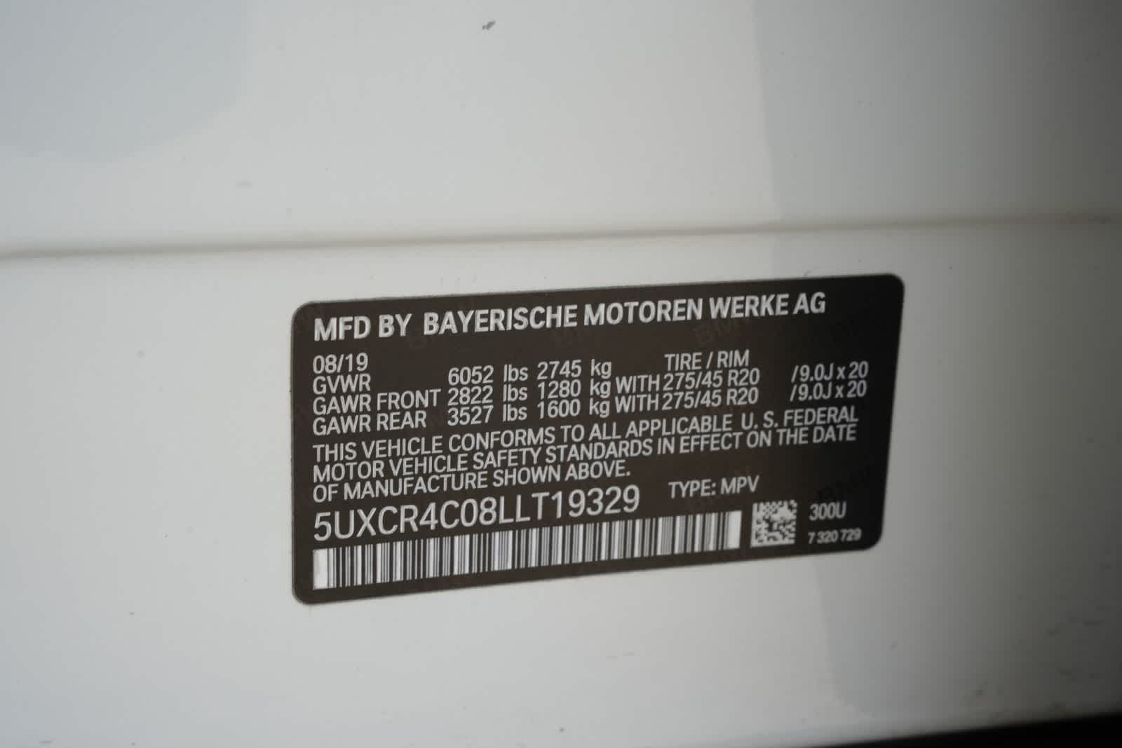 2020 BMW X5 sDrive40i sDrive40i