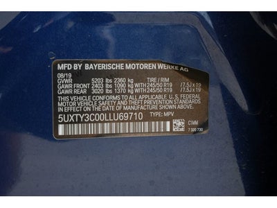 2020 BMW X3 sDrive30i sDrive30i