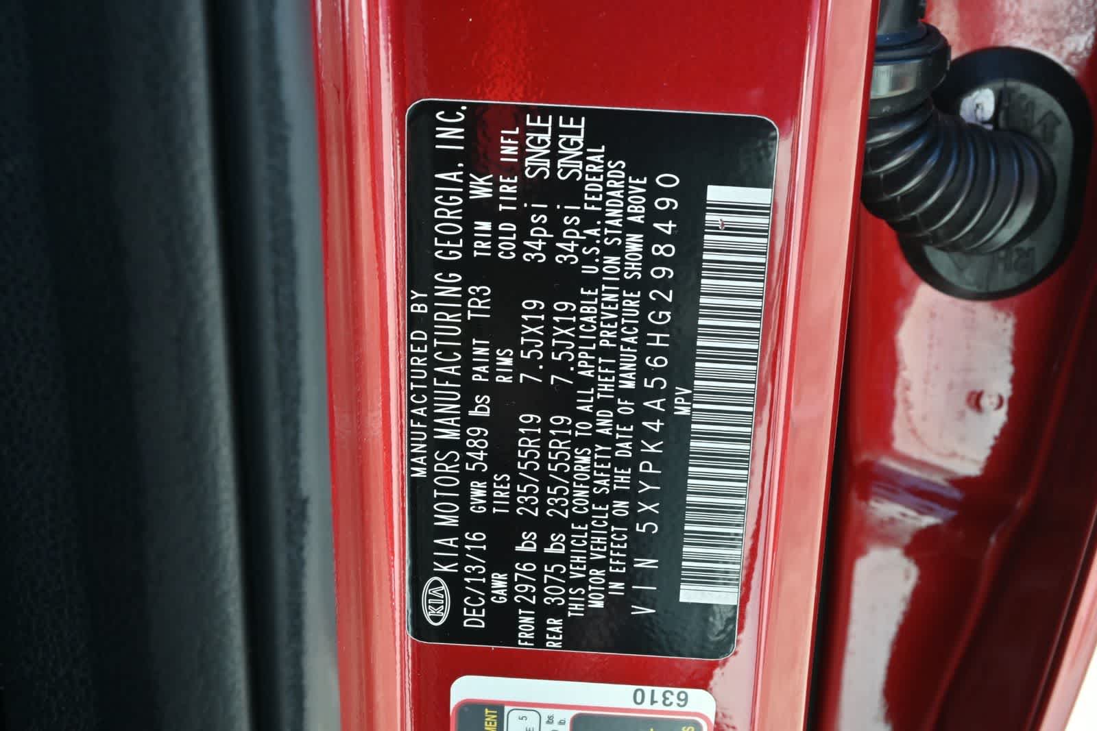 2017 Kia Sorento SX V6