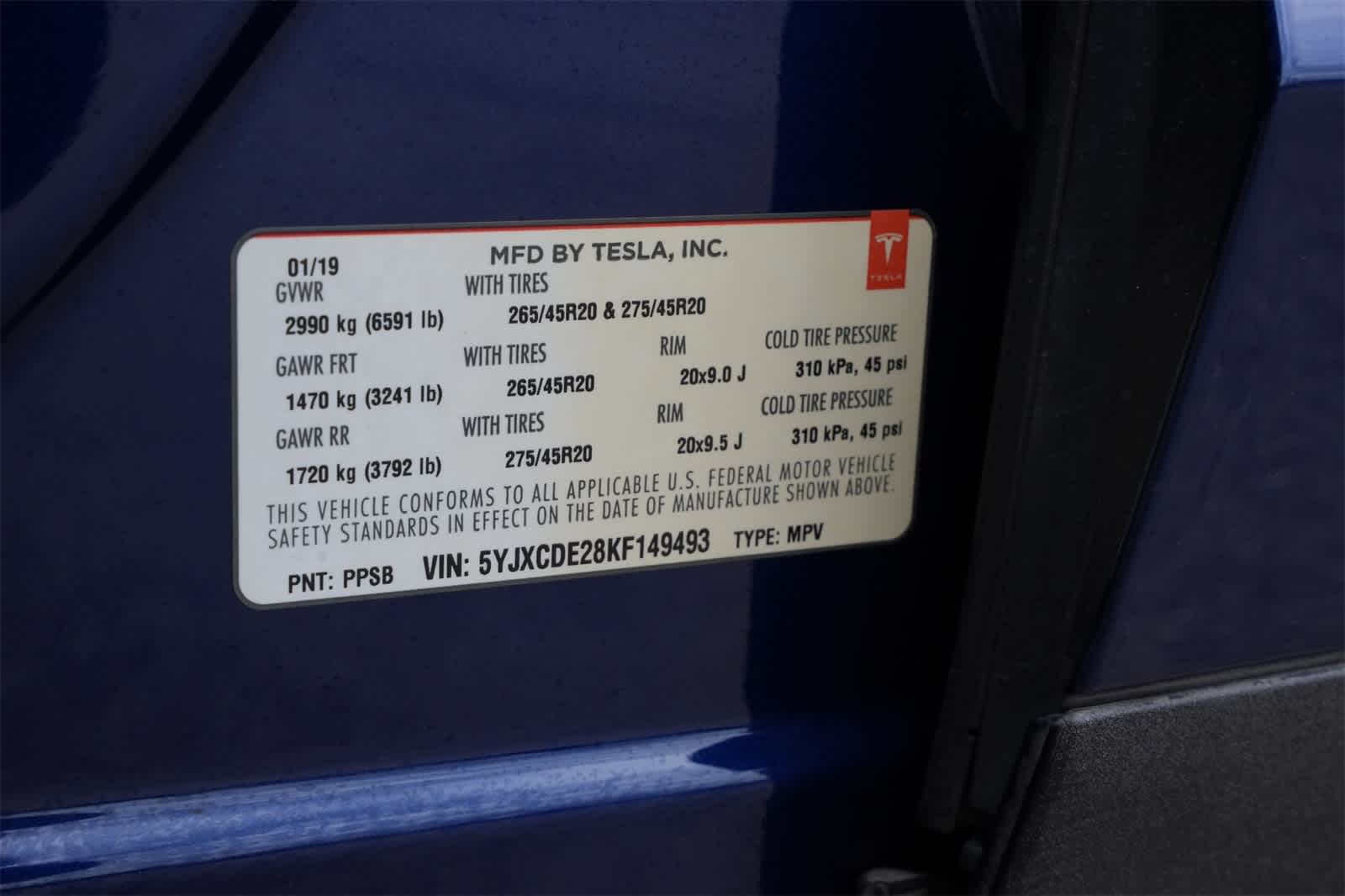 2019 Tesla Model X 75D