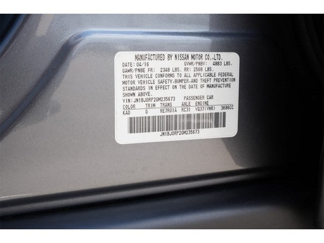 2016 INFINITI QX50 RWD 4dr