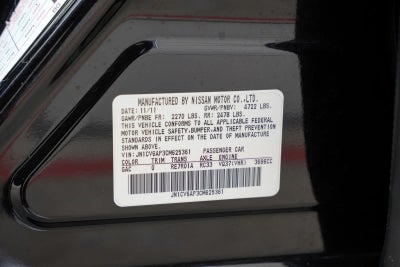 2012 INFINITI G37 Sedan Journey