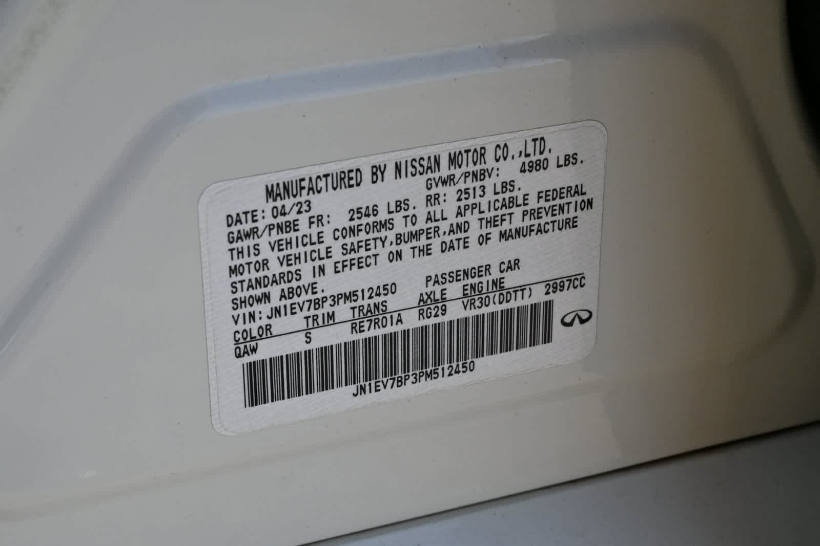2023 INFINITI Q50 LUXE