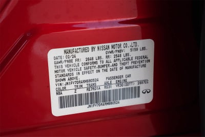 2024 INFINITI Q50 RED SPORT 400