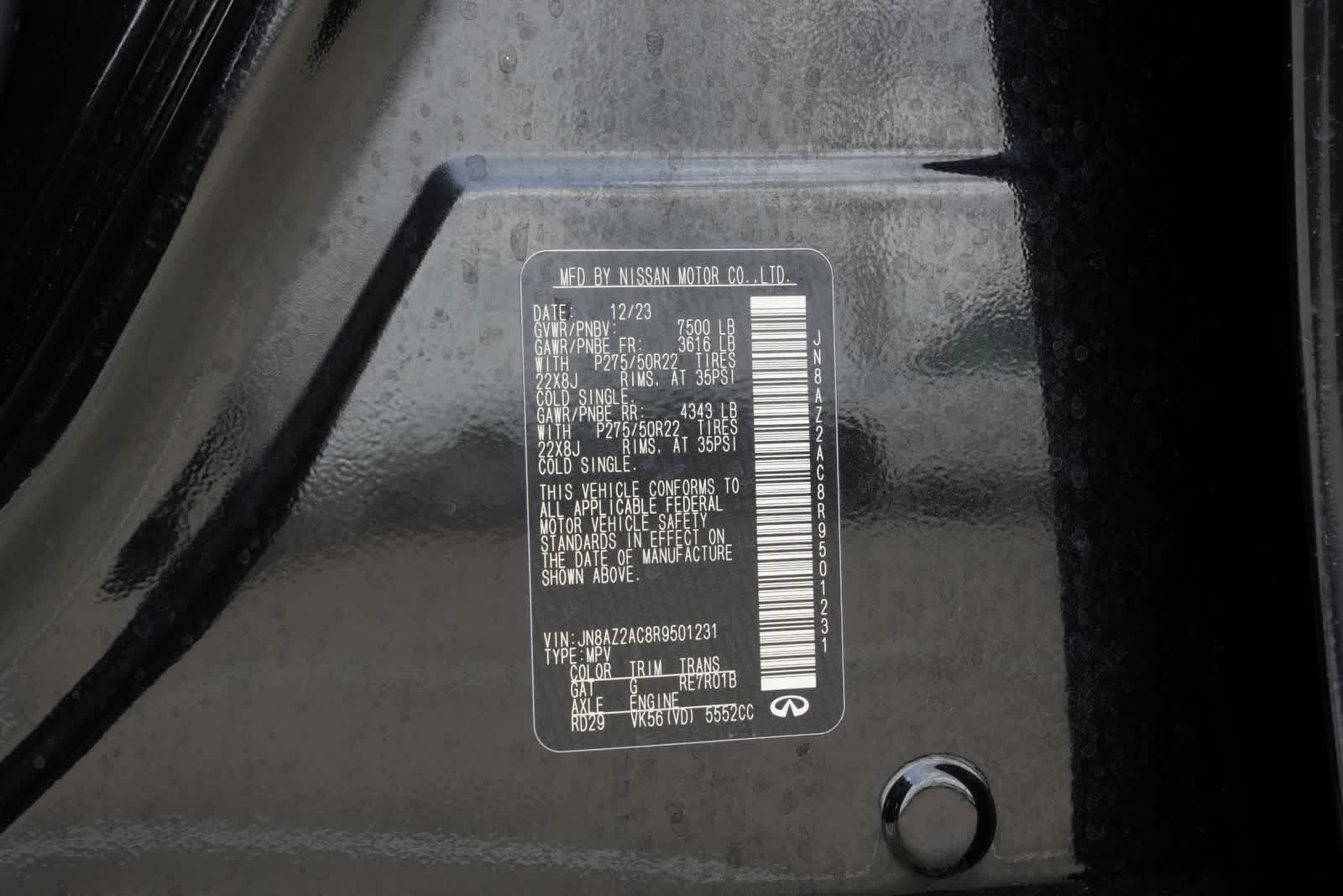 2024 INFINITI QX80 PREMIUM SELECT
