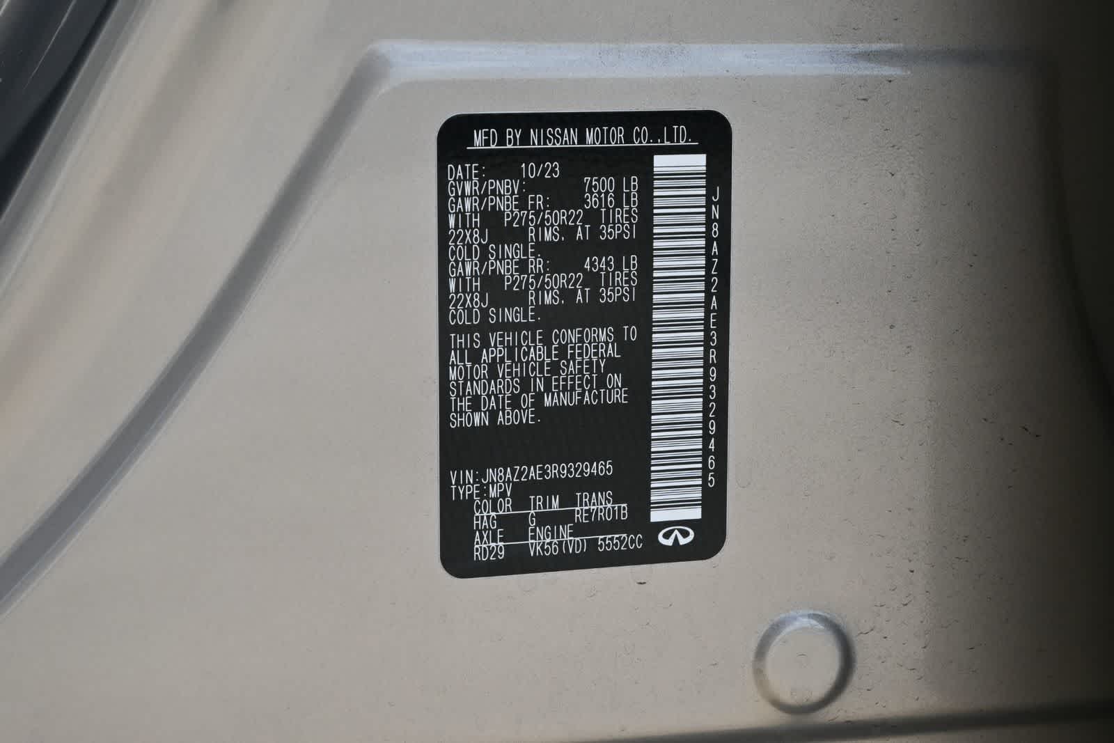 2024 INFINITI QX80 PREMIUM SELECT