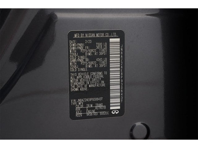 2023 INFINITI QX80 PREMIUM SELECT