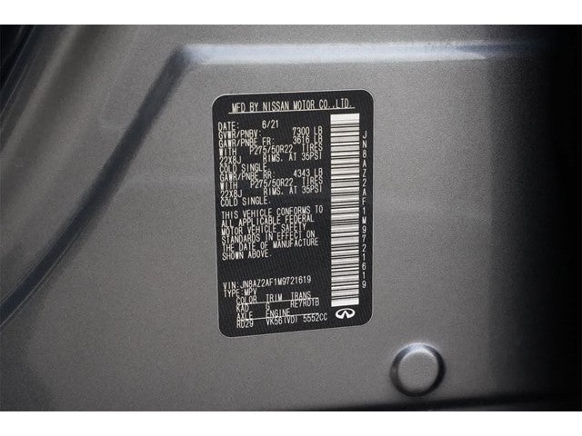 2021 INFINITI QX80 PREMIUM SELECT