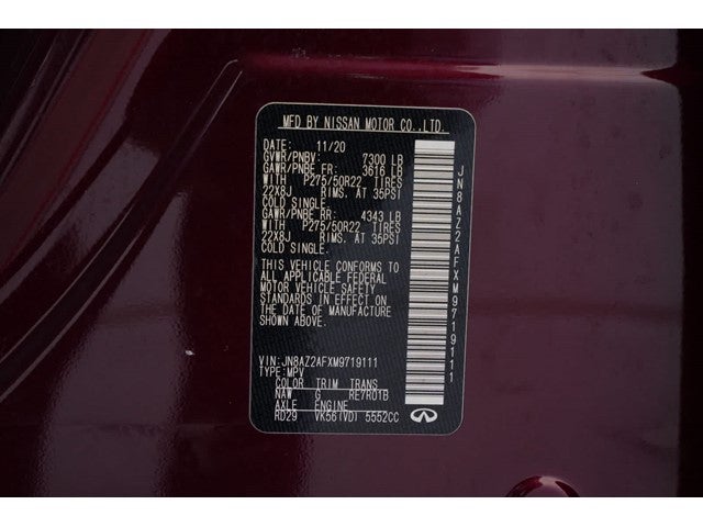 2021 INFINITI QX80 PREMIUM SELECT