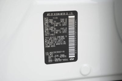 2024 INFINITI QX80 SENSORY