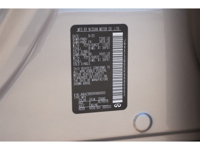 2024 INFINITI QX80 SENSORY