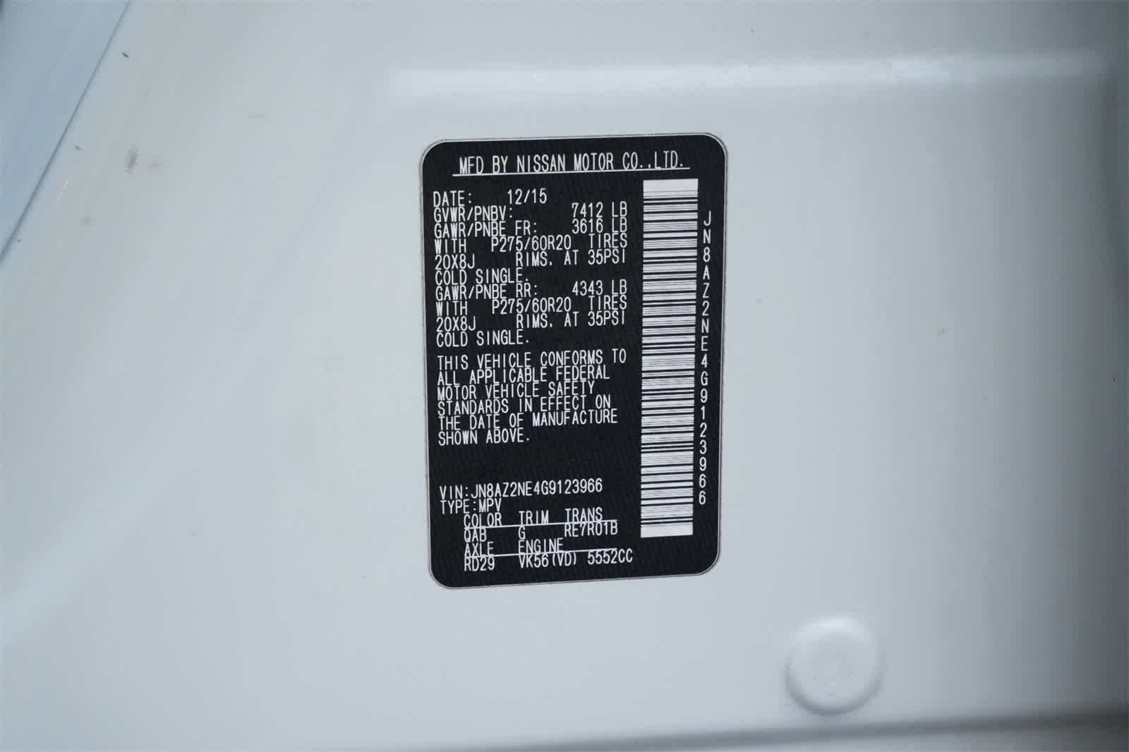 2016 INFINITI QX80 4WD 4dr