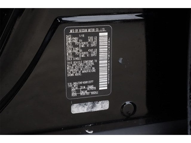 2016 INFINITI QX80 2WD 4dr