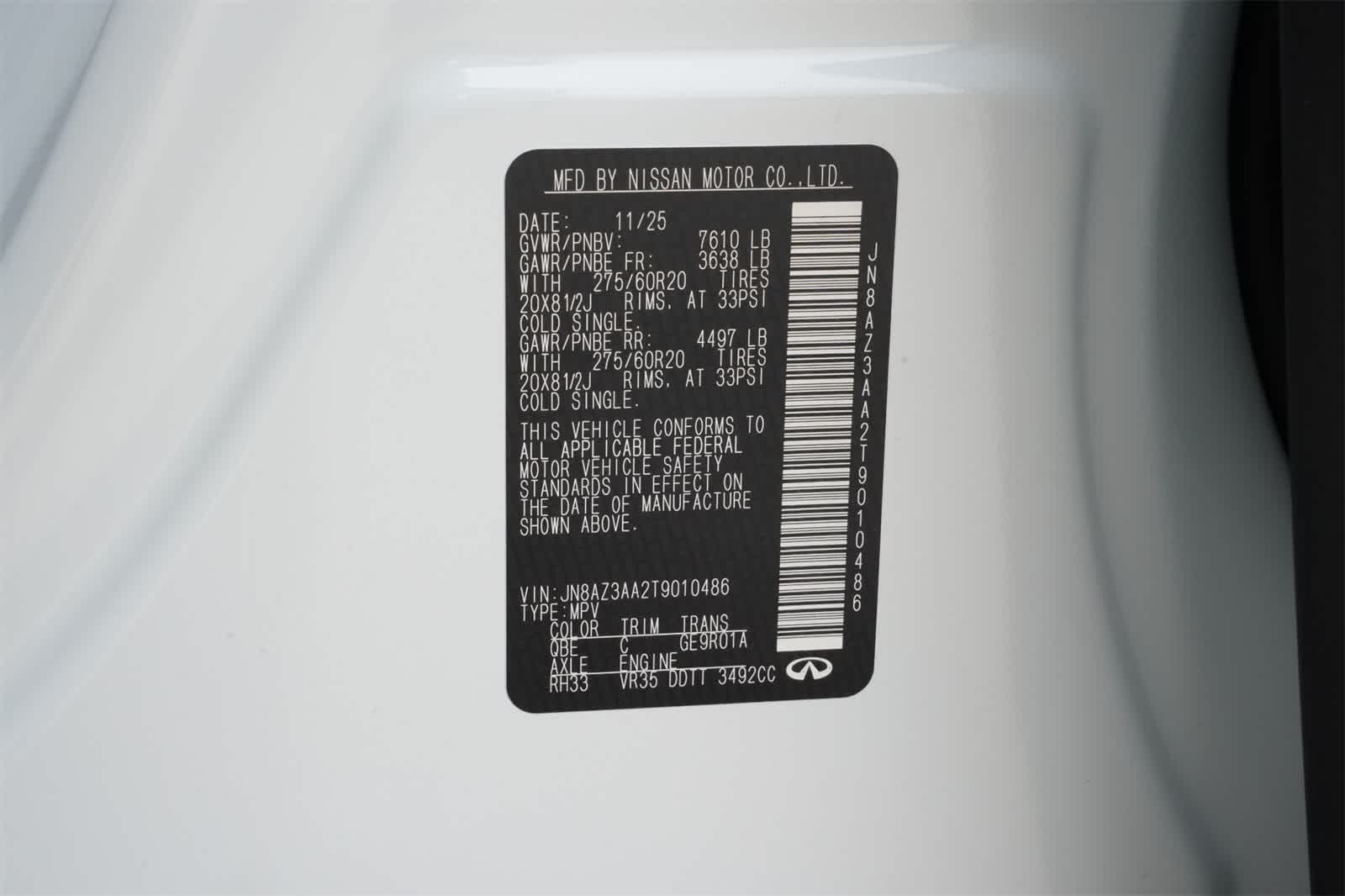 2026 INFINITI QX80 PURE