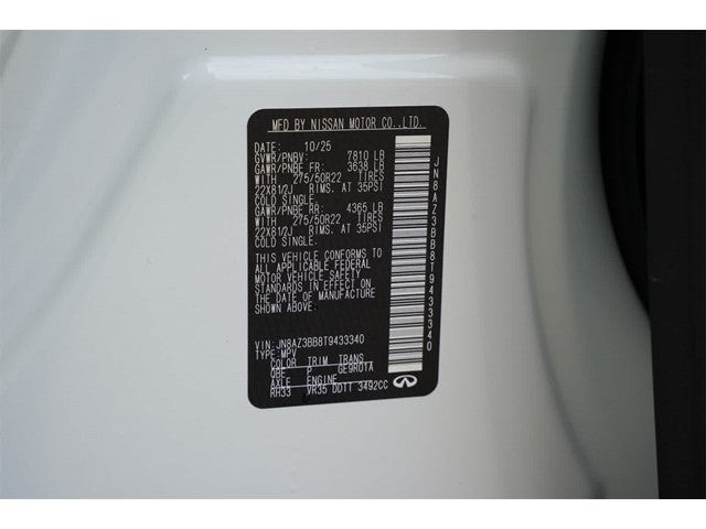 2026 INFINITI QX80 LUXE