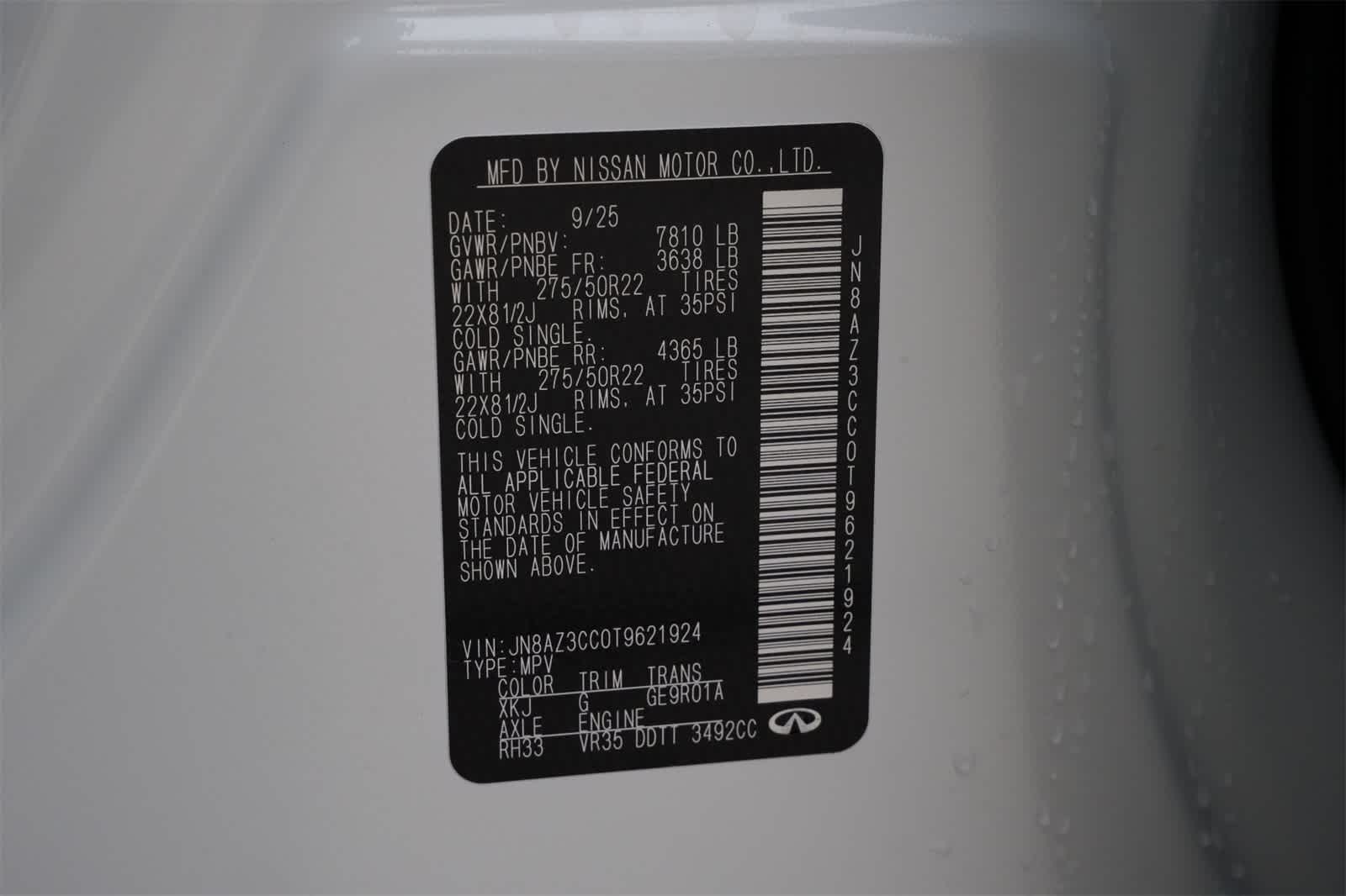 2026 INFINITI QX80 AUTOGRAPH